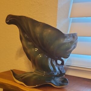 Artistic Ceramic Leaf Sculpture